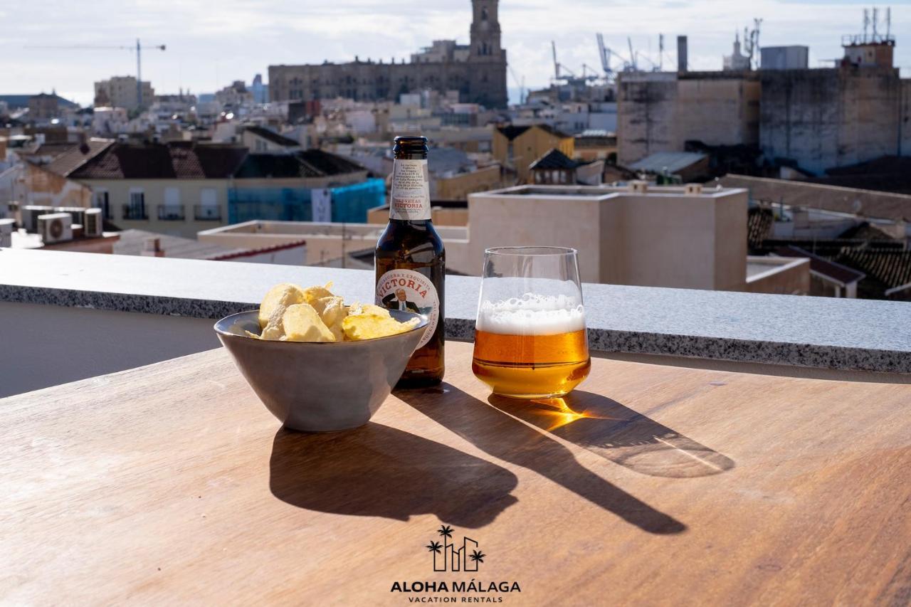 Luxury Duplex With Pool And Padel Court In Town Leilighet Málaga Eksteriør bilde