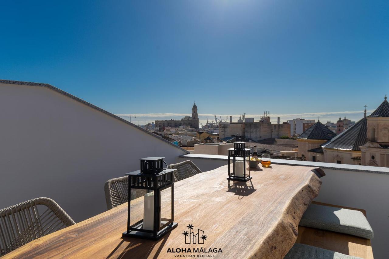 Luxury Duplex With Pool And Padel Court In Town Leilighet Málaga Eksteriør bilde