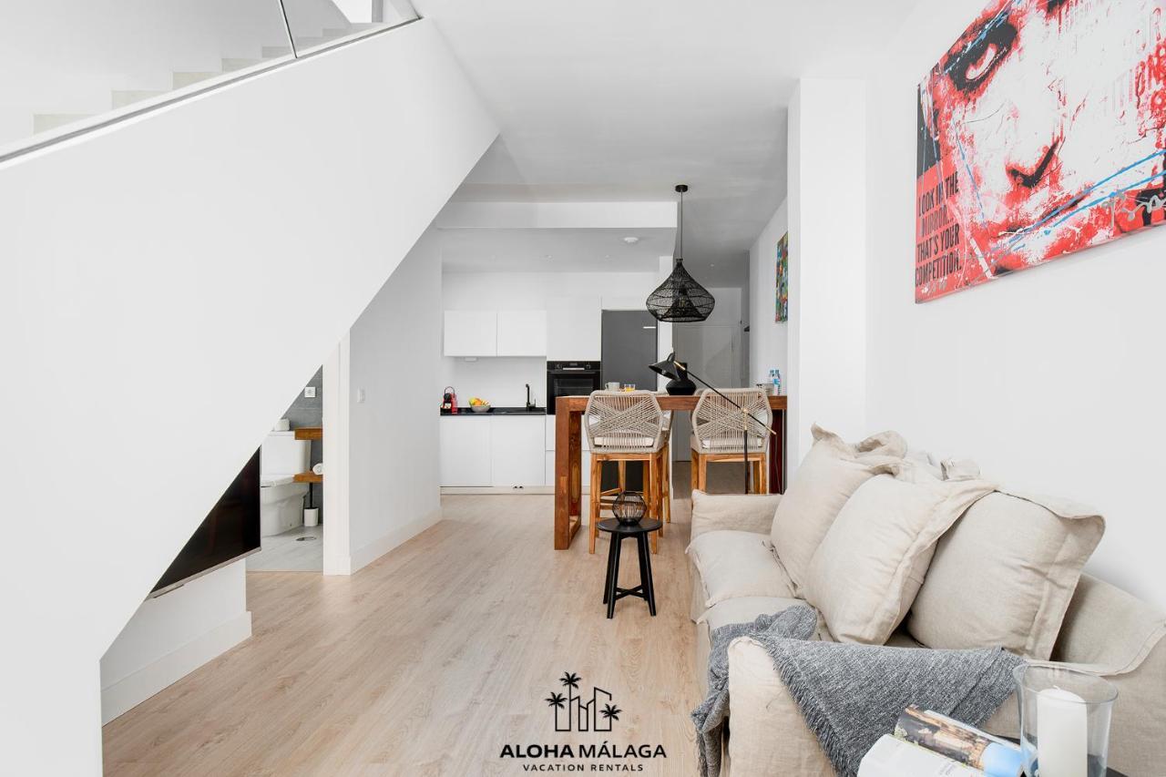 Luxury Duplex With Pool And Padel Court In Town Leilighet Málaga Eksteriør bilde