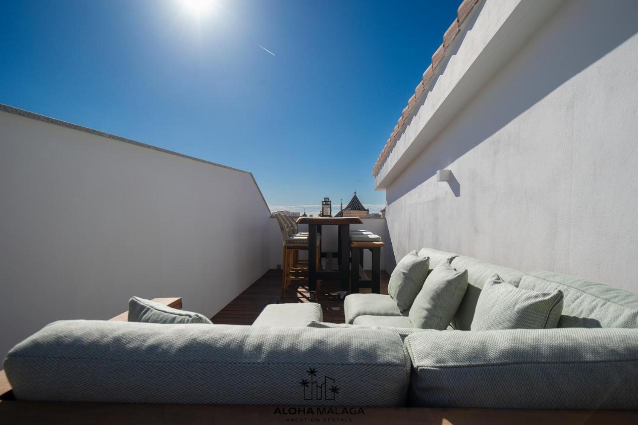 Luxury Duplex With Pool And Padel Court In Town Leilighet Málaga Eksteriør bilde