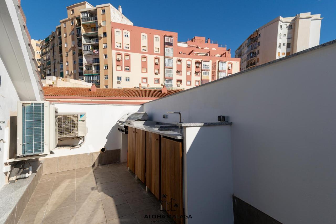 Luxury Duplex With Pool And Padel Court In Town Leilighet Málaga Eksteriør bilde